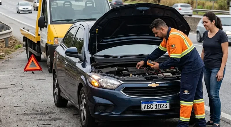 Auto socorro 24h em São José do Rio Preto – pane elétrica, mecânica e bateria fraca